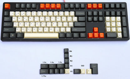 Spanish Layout OEM Cherry XDA Keycaps European Type ISO-ES PBT Material for Cherry MX Switches Fit Mechanical Keyboards
