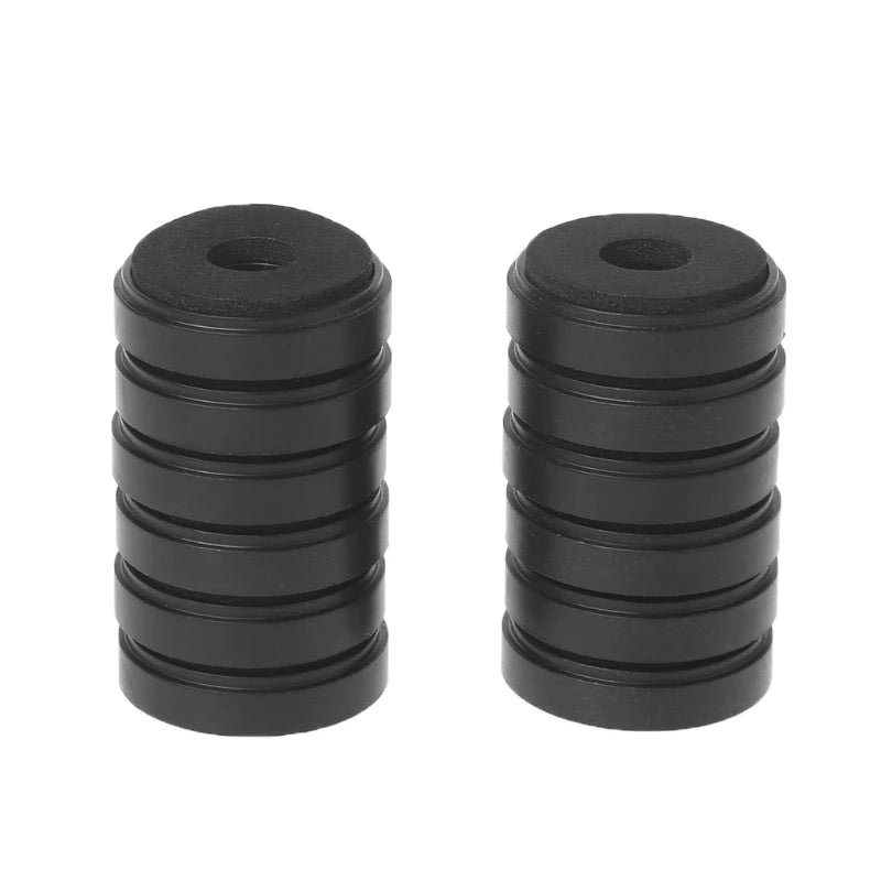 12Pcs Bookshelf Speakers Shock Absorption Damping for Audio Stereo Speakers Amplifier Feet Pad Aluminum Alloy Frame Stands Feet