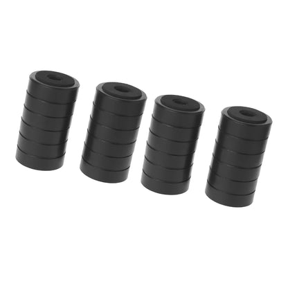 12Pcs Bookshelf Speakers Shock Absorption Damping for Audio Stereo Speakers Amplifier Feet Pad Aluminum Alloy Frame Stands Feet