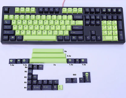 Spanish Layout OEM Cherry XDA Keycaps European Type ISO-ES PBT Material for Cherry MX Switches Fit Mechanical Keyboards