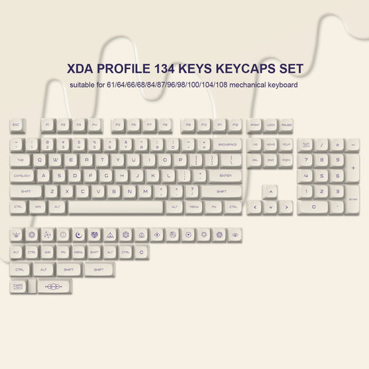 Katana Keycaps 5 Sides Dye Sublimation PBT Keycaps Japanese Layout Anime Keycaps Cherry Profile for Cherry MX Switch Keyboard